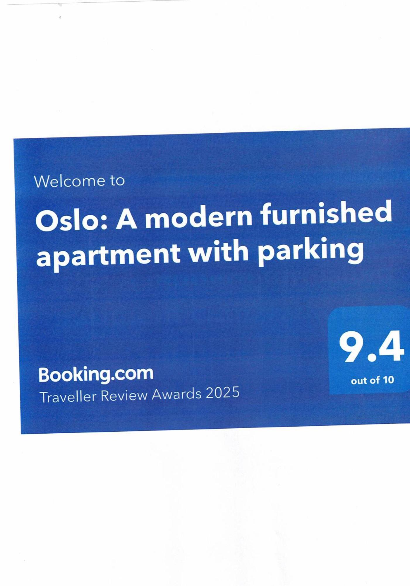 Oslo: A Modern Furnished Apartment With Parking Sofia Luaran gambar